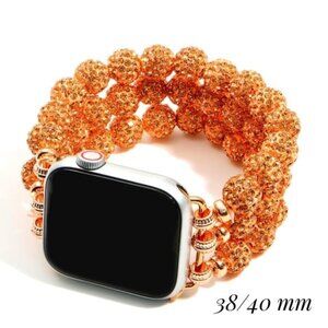 NEW Rose Gold Beaded Apple Watch Band Bracelet 38 - 40 mm